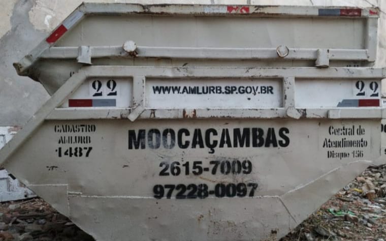 caçamba de lixo